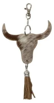 Imagen del producto de Llavero de Mars & More, forma de toro, color marrón, 10 cm