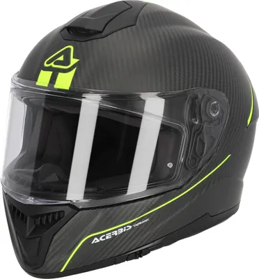 Obrázok produktu pre Celotvárová prilba ACERBIS Tarmak 22.06 Carbon Black Fluo Yellow Matt veľkosť XXXL