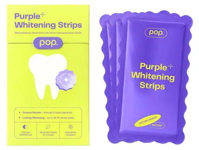 Productafbeelding van POP. PURPLE: Violette tandbleekstrips, 7 stuks