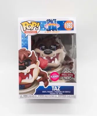Produktbild von Funko Pop! Movies: Space Jam - Taz #1092 Walmart Exclusive Flocked #1092