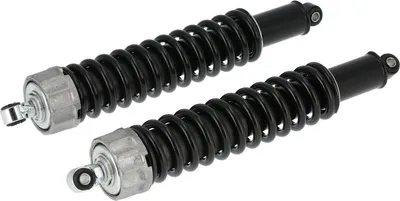 Produktbild von Set: Federbeine hinten mit Außenfeder, schwarz, 5-fach verstellbar - Simson S53, S83, SR50, SR80