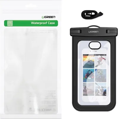 Immagine prodotto di Ugreen Lp186 50919 Custodia impermeabile Ipx8 per Smartphone 4-6.5 - Nero