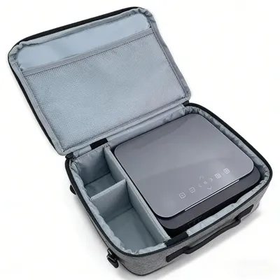 Image de Sac de transport pour projecteur - Sac pour projecteurs T08, T07, T04-B - Rangement résistant aux chocs - Imperméable - Étui de voyage pour l'extérieur