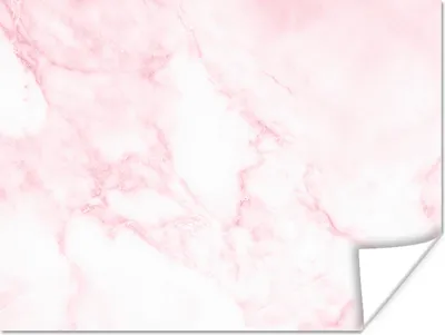 Produktbild von MuchoWow® Poster Marmor - Weiß - Rosa - Chic - Marmoroptik 120x90 cm - Wandbild