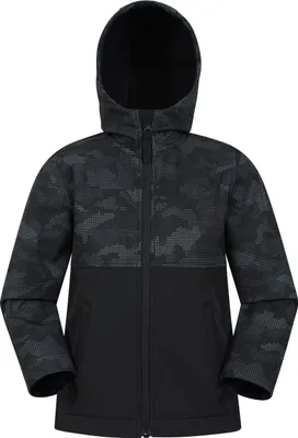 Immagine prodotto di Mountain Warehouse - Giacca softshell "Exodus" per bambini MW2382 (140) (Nero)