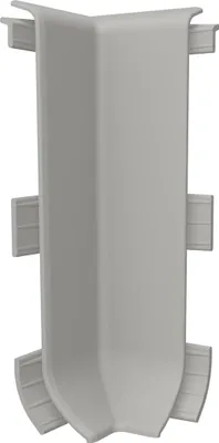 Produktbild von VILO Innenecke LINELA - PVC Eckverbinder für Fußleisten - Wasserfest & Stoßfest - 2 Stück - Grau