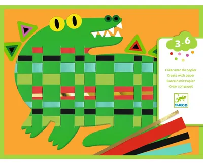 Image de Jeu créatif de tissage d'animaux, Djeco