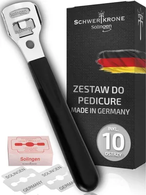 Zdjęcie produktu dla Strug do Zrogowaciałego Naskórka 10 Ostrzy Zapasowych Nierdzewny do