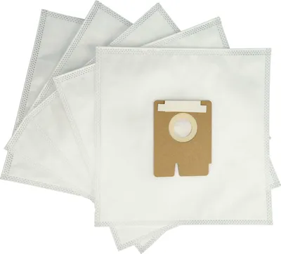 Produktbild von vhbw 5x Staubbeutel kompatibel mit Zerowatt ZFV1611082 Staubsauger - 27,6cm x 26,6cm Weiß