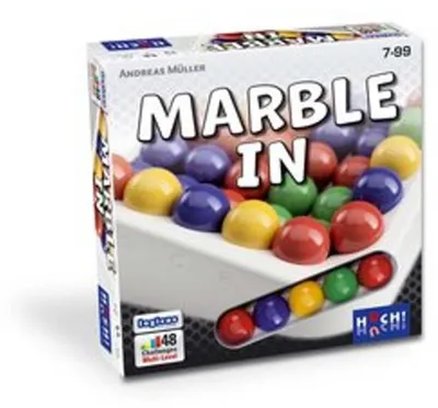 Produktbild von HUCH! | Marble In | Lernspiele | Logikspiele & Denkspiele | Geschenke für Kinder und Erwachsene | Konzentrationsspiele | Geduldsspiel mit Kugeln | Reisespiel | Logik Spiel für 1 Person ab 8 Jahren