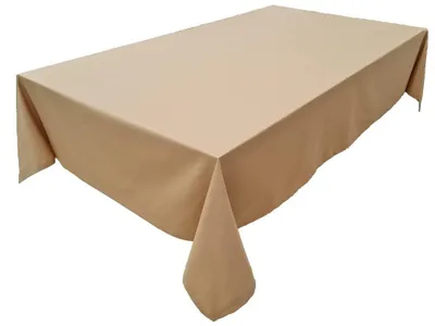 Tischdecke 150x350 cm, 100% Baumwolle, camel, rechteckig