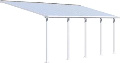 Produktbild von Palram - Canopia Aluminium Terrassenüberdachung Olympia Weiß 295x730x305 cm