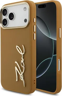 Obrázek produktu pro Etui Karl Lagerfeld Karl Script Logo Do Iphone 17 Pro Max Brązowy