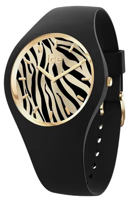 Ice-Watch 025894 Damenuhr ICE Wild S Schwarz/Goldfarben Zebra 1