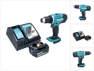 Produktbild von Makita DDF 453 RM1 Akku Bohrschrauber 18 V 42 Nm + 1x Akku 4,0 Ah + Ladegerät