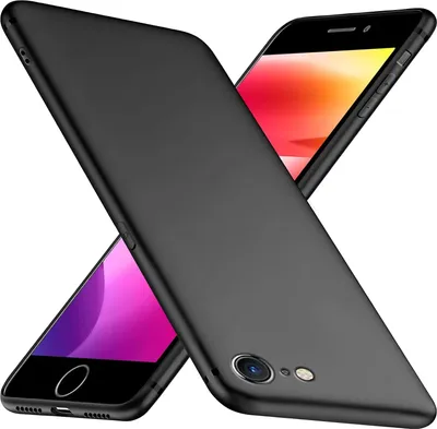 Obrázek produktu pro Pouzdro pro Apple iPhone 7/8/SE 2020 silikonové černé flexibilní A1660 A1863