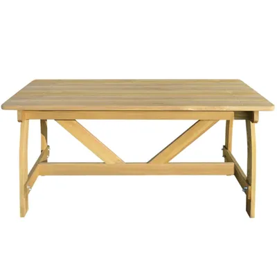 Immagine prodotto di Tavolo da Giardino 150x74x75 cm in Legno di Pino Impregnato