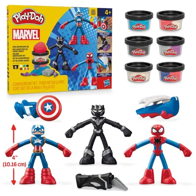 Productafbeelding van Play-Doh Marvel G03335L0, Actie/Avontuur, geschikt voor kinderen vanaf 4 jaar, meerkleurig