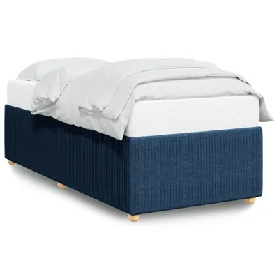 Obrázek produktu pro vidaXL Rám postele bez matrace modrý 100x200 cm látka