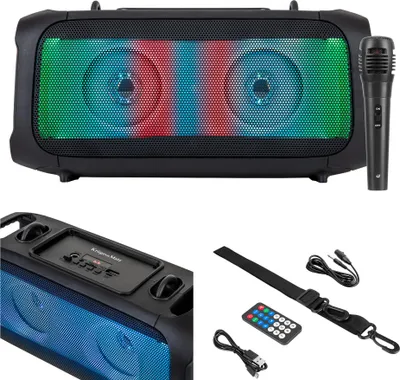 Produktbild von Kruger&Matz Bluetooth Lautsprecher mit microSD USB AUX & LED Funktionen