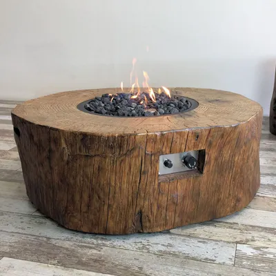 Immagine prodotto di ELEMENTI Gasfeuerstelle Manchester Red Wood ca. 106x100xH43cm