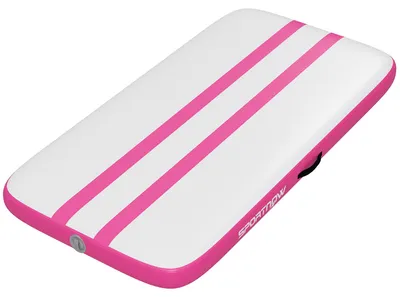 Immagine prodotto di Tappetino Gonfiabile Ginnastica 205x102x10 cm con Pompa Elettrica e Borsa Trasporto in PVC Rosa