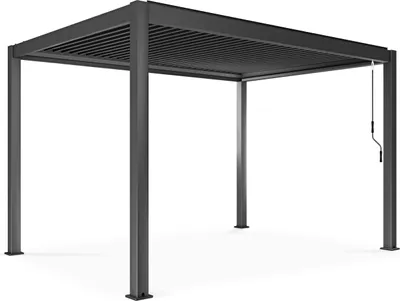 Immagine prodotto di Tendone bioclimatico autoportante grigio 3 x 4 x 25 m - Oviala Athenes