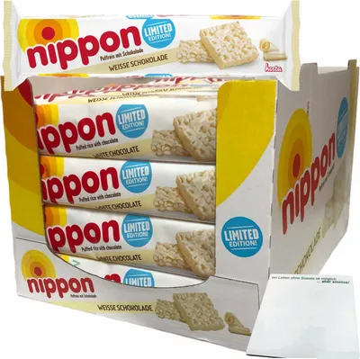 Produktbild von Nippon Häppchen white 24er Pack (24x200g Packung) + usy Block