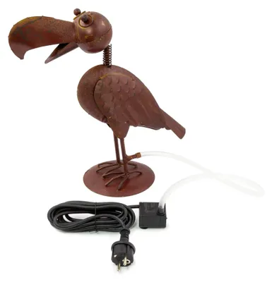 Productafbeelding van Waterspuwer ravenfiguur voor vijver en tuindecoratie