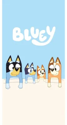 Immagine prodotto di Asciugamano da spiaggia Bluey Bingo, 70 x 140 cm, per bambini
