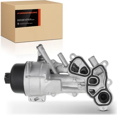 Image de Frankberg 1x Refroidisseur d'huile + Filtre à huile pour MINI Mini R55 R56 R57 R58 R59 R60 R61 Peugeot 207 308 1.6L