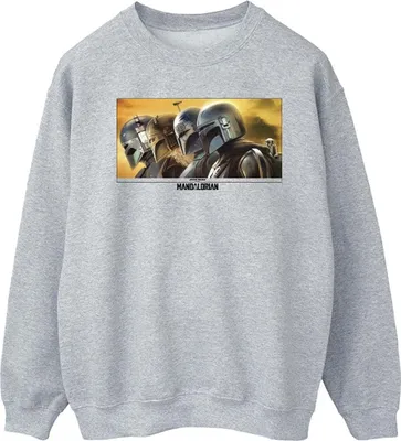 Produktbild von Star Wars - "The Mandalorian" Sweatshirt für Herren BI46695 (XXL) (Grau)