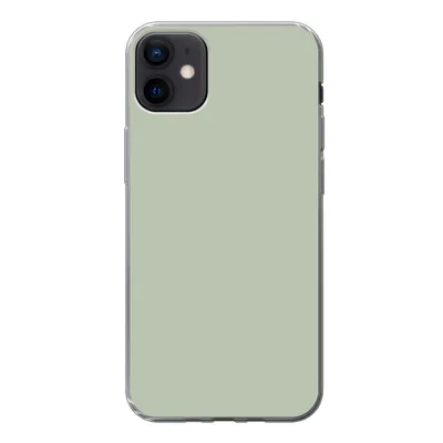 Produktbild von MuchoWow® Handyhülle Schutzhülle Hülle für iPhone 12 mini Farbe - Mintgrün - Innenausstattung Silikon Softcase Handy Hülle - Bild