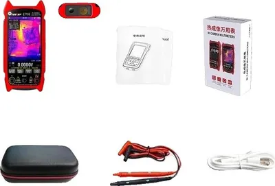 Obrázek produktu pro Termokamera, rozlišení 256 x 192, multimetr s dvojí funkcí, ET15S a makroobjektiv