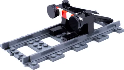 Produktbild von LEGO: Prellbock für Eisenbahnschienen