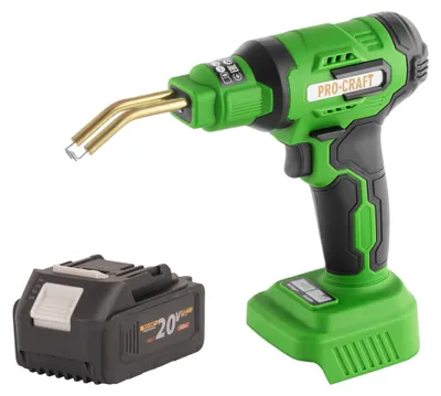 Produktbild von Procraft CS40-bb Akku Kunststoffschweißgerät 20 V 600 °C 0,7 - 1,1 A + 1x Akku 4,0 Ah + Koffer - ohne Ladegerät