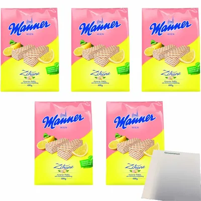 Produktbild von Manner Zitrone Waffeln (5x400g Beutel) VPE + usy Block