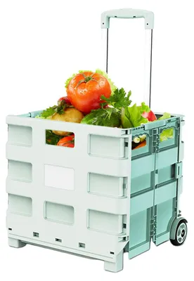 Produktbild von Tragbarer Einkaufswagen für Einkäufe und Reisen