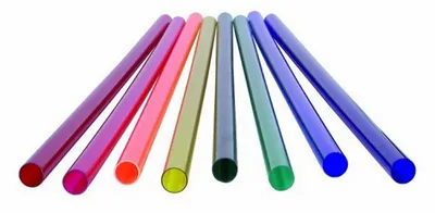 Produktbild von 2912 Farbrohr 1180mm Ø 30mm gelb für LED T8-Röhren im 3er Pack
