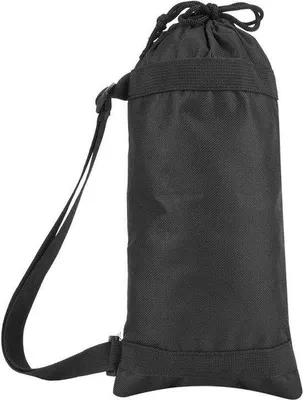 Image de Sac de transport noir pour trépied d'appareil photo - Tissu Oxford pliable - Doublé - Sac pour trépied avec bandoulière - Kit de transport pour trépied d'appareil photo, monopode et pied de micro (35 cm)