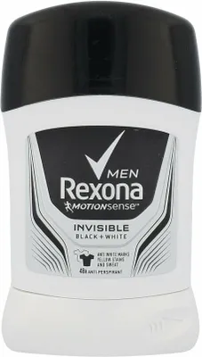 Image de Rexona Men Invisible Black + White Antyperspirant w sztyfcie, 50 ml