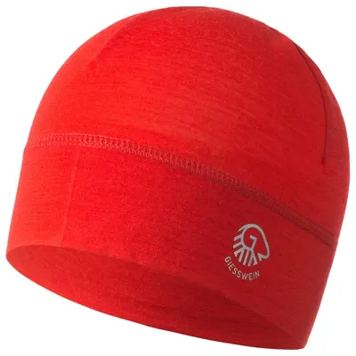 Giesswein Unisex Helm-Unterziehmütze Fahrradmütze Gamsstein in rot