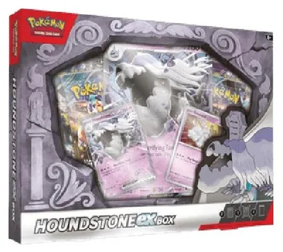 Produktbild von Pokemon Sammelkarten-Box Houndstone ex Scarlet & Violet versiegelte Verpackung
