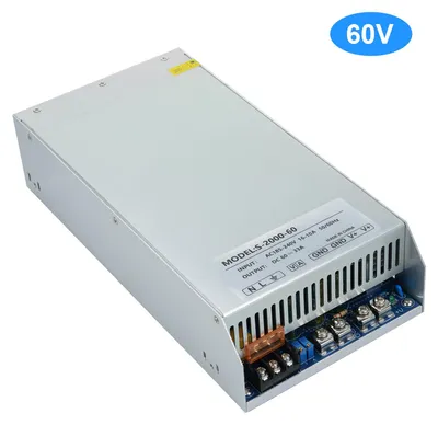 Produktbild von Schaltnetzteil DC 60V 33A 2000W Netzadapter Spannungstransformator AC 185V-240V auf DC 60V 33Amp Schaltkonverter LED-Treiber fuer LED-Lichtstreifen CCTV-Kamera Sicherheitssystem 3D-Drucker Haushaltsgeraete