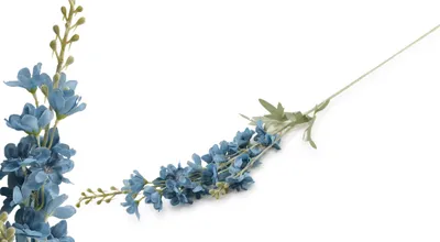 Image de Fleur artificielle en plastique, delphinium Viridis, 88 cm, bleu, 1 pièce