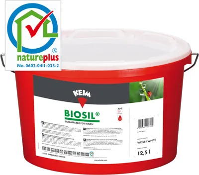 Produktbild von KEIM Biosil, Silikatfarbe für innen, weiß, 12,5 Liter