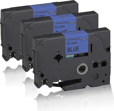 Produktbild von Print-Klex 3x Schriftband kompatibel kompatibel mit Brother TZ531 TZE-531 P-Touch 300 SP P-Touch 310 CC P-Touch 310CC P-Touch 340 C P-Touch 340C P-Touch 350 P-Touch 3600 P-Touch 540 C P-Touch 540C P-Touch 550 Ptouch 12mm x 8M B-B B-B