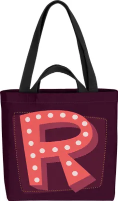 Produktbild von VOID R Buchstaben Vintage Initialen Tasche 33x33x14cm,15l Einkaufs-Beutel Shopper Einkaufs-Tasche Bag