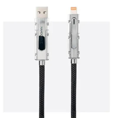 Imagen del producto de Nanocable Cable USB-C+USB-A/M LIGHTNING+USB-C/M 2M