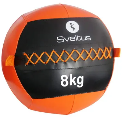 Zdjęcie produktu dla Piłka do wall ballu - Piłka ścienna - 8 kg - 35 cm - Pomarańczowa